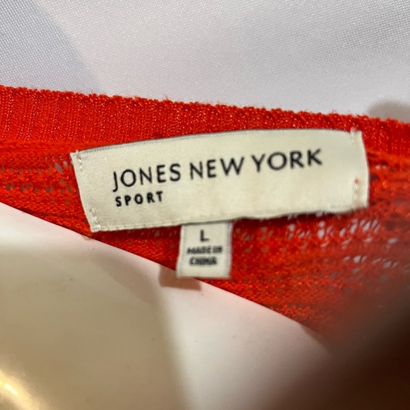 Jones New York full button short sleeve sweater - Picture 7 of 7
